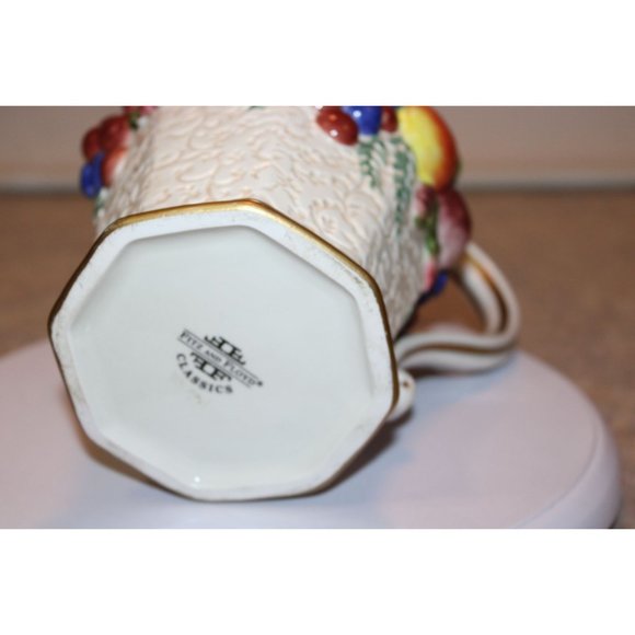 Fitz & Floyd Venezia Italia Fruit Pitcher, Large - Picture 5 of 5